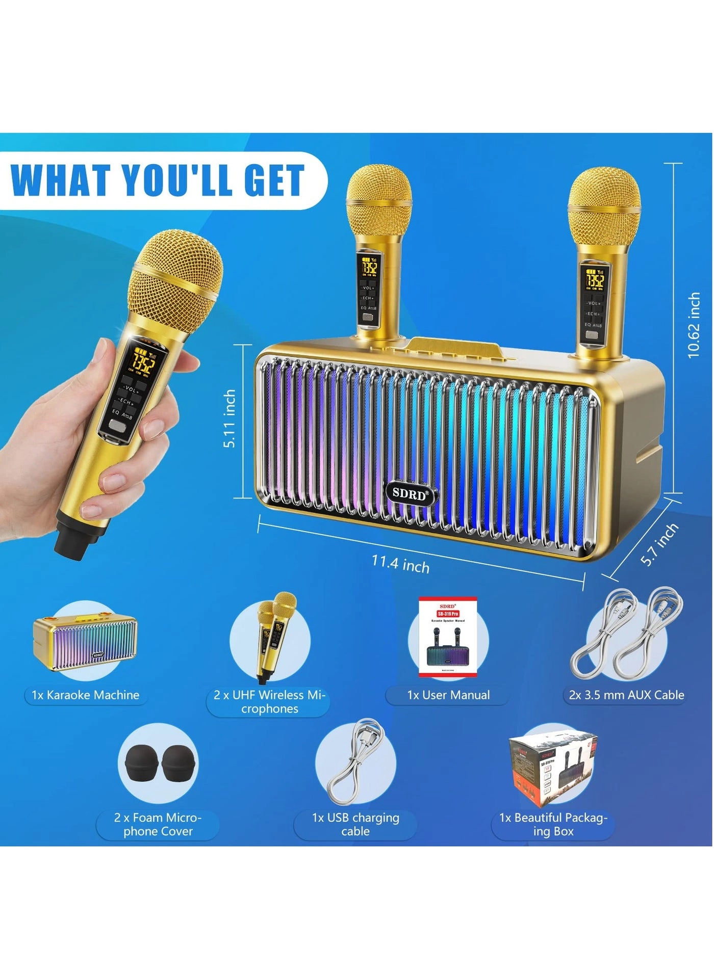 SD-306 - two wireless microphones