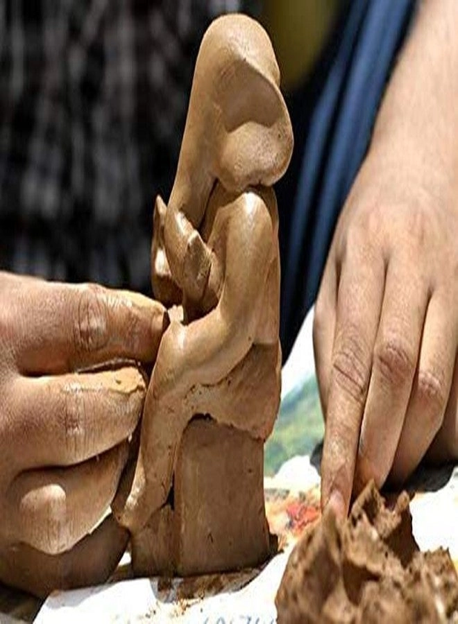 LAARUMI Clay for Making Eco-Friendly Ganesha - Earthenware Clay 1 Kg