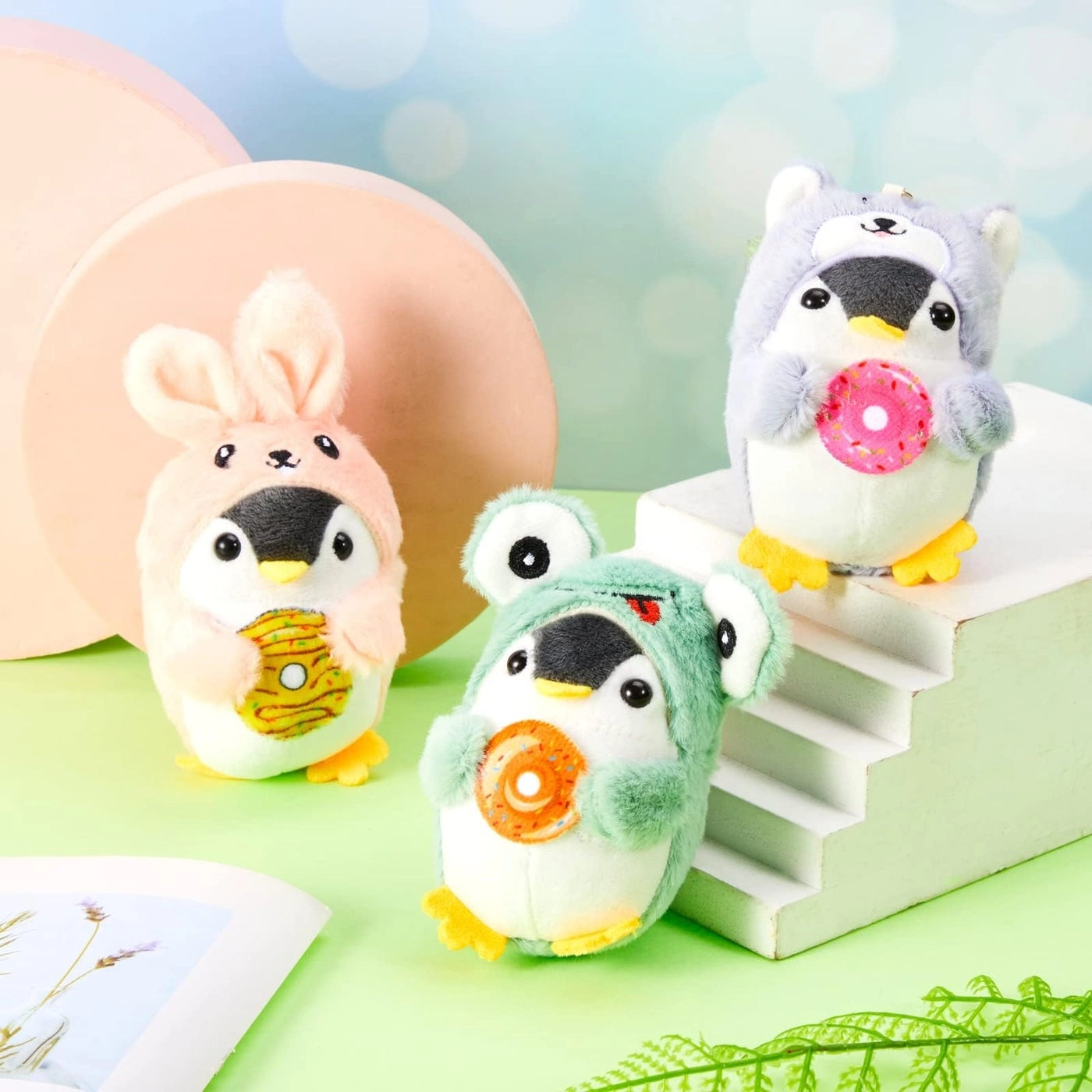 Penguin 10 cm Plush Keychain