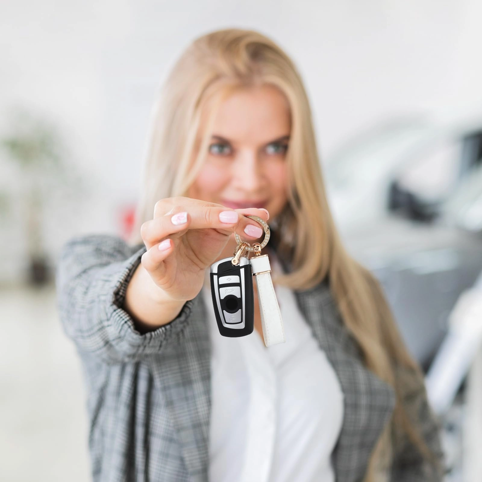 Leather Keychain - Vehicle