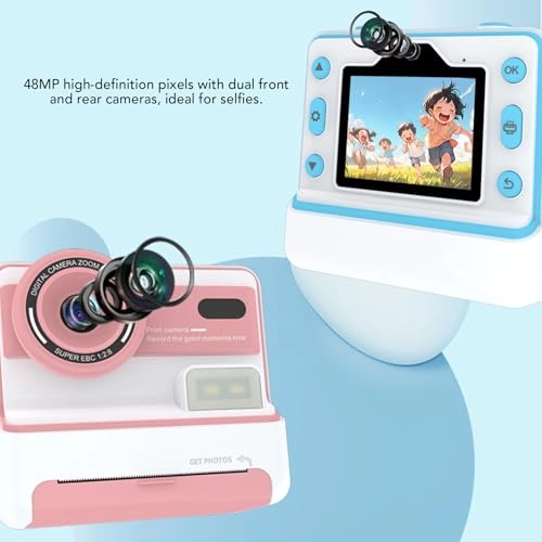 Instant Print Camera - 48MP Thermal Printing