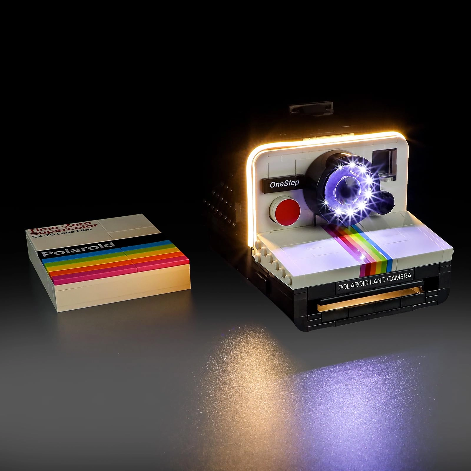 Mililier LED Light Kit for LEGO 21345 Ideas Polaroid OneStep SX-70 Camera Set
