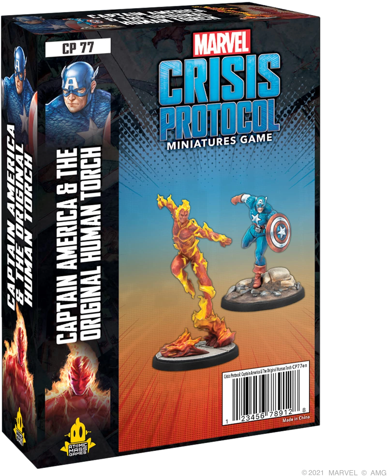 Atomic Mass Games MARVEL: Crisis Protocol: Captain America & The Original Human Torch