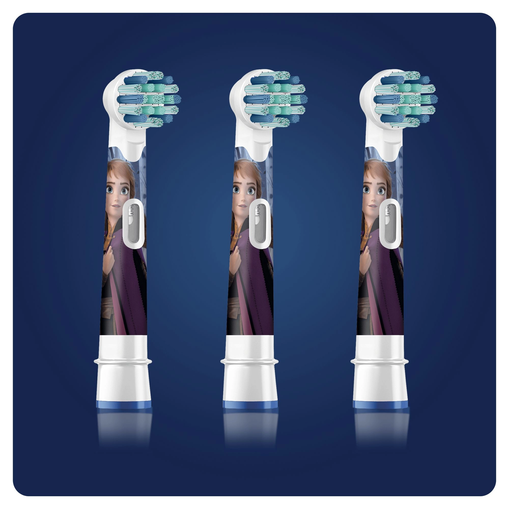 Gum Care Replacement Brush Heads - 3 Pack ROUND White