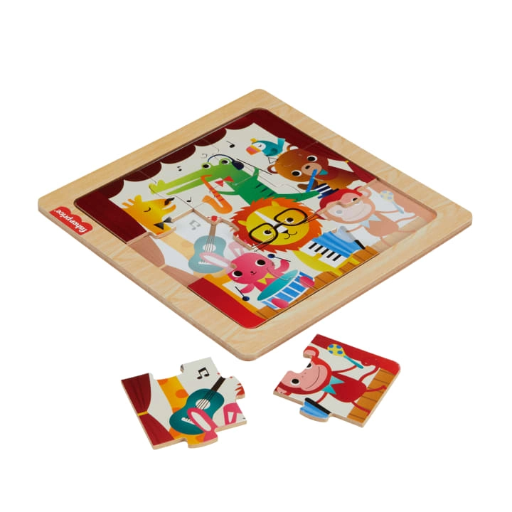 Wood Mini Puzzle - Suitable for 2 years & above 9 pieces