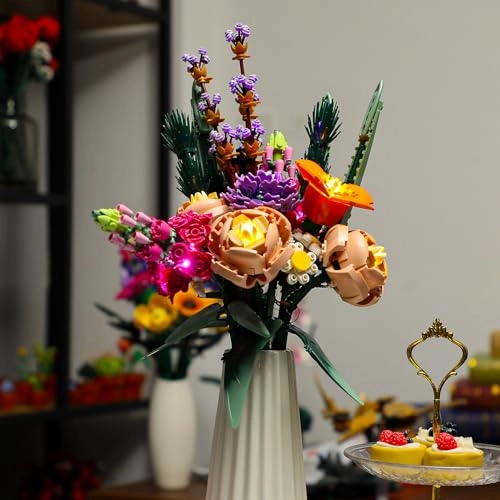 Led Light Kit (10280 Flower Bouquet) - Compatible with Icons Building Set