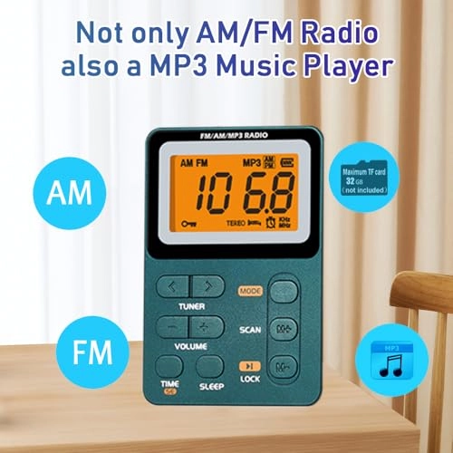 Pocket am fm Radio - Portable