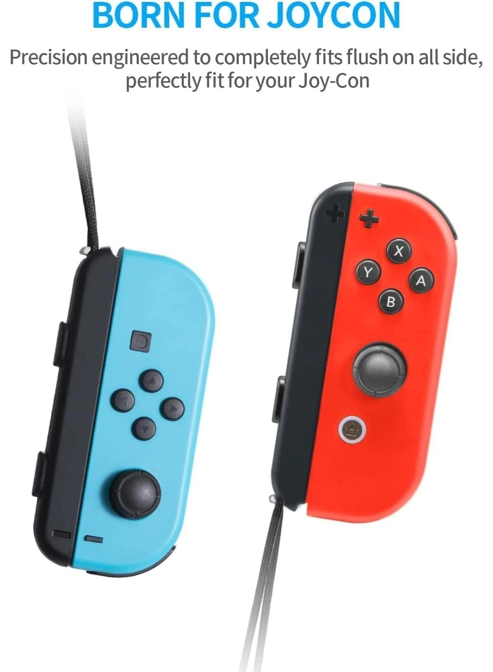 Joystick Wrist Strap - 2pcs Black for Switch Joy-Con