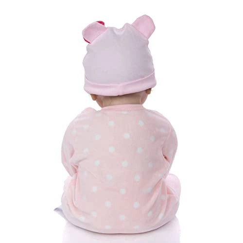 Reborn Baby Doll - 55cm Soft Silicone Limbs Cloth Body