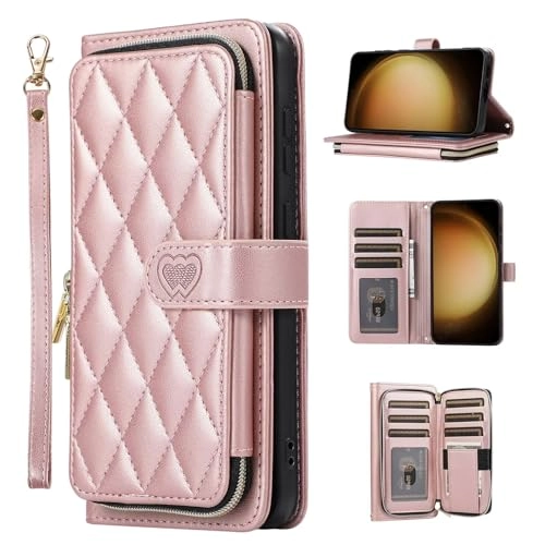 Case for Xiaomi Redmi Note 12 Pro 5G - Faux Leather Zipper Purse Wallet Phone Cover