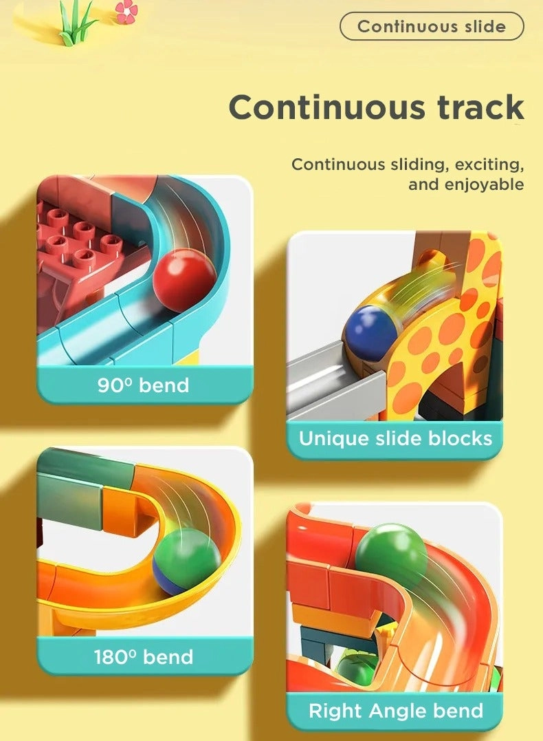 Marble Run Jungle Slide - Animals 330 pcs