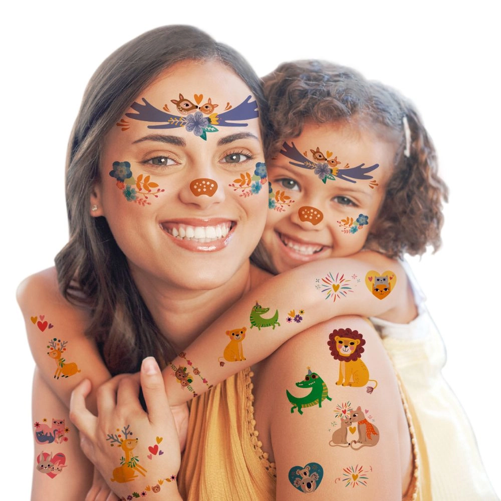Face Stickers And Tattoos - Multi Colour 3+