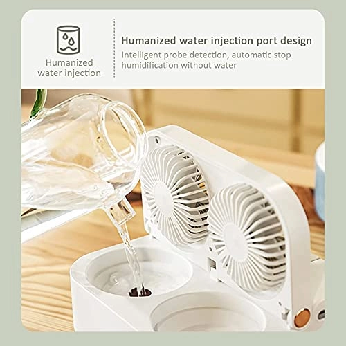 Double Spray Fan - USB Rechargeable 4000mAh 1.4L