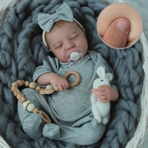 SCOM Levi Reborn Baby Doll - 18 Inches Vinyl Ages 3+
