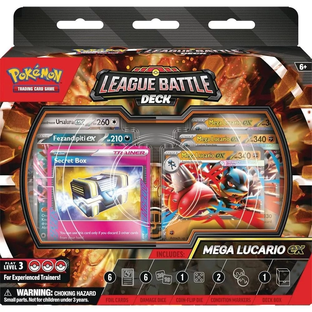 Pokémon Mega Lucario EX League Battle Deck - 60pcs