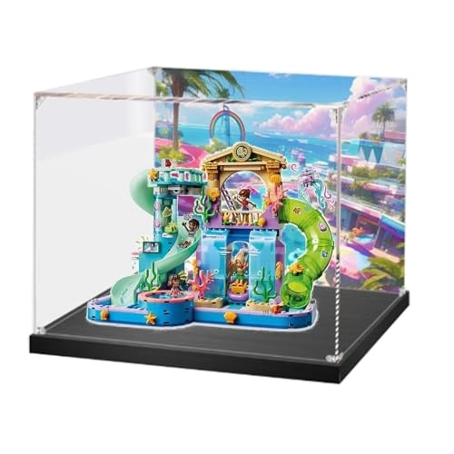 Acrylic Display Box for LEGO 42630 Xinhu City Water Park Kit