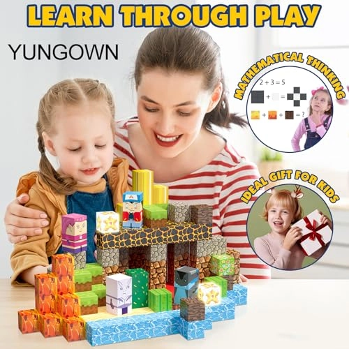 Magnetic Building Blocks - 200 pcs