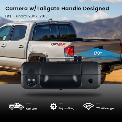 Tailgate Handle Reverse Camera - RCA 1080P