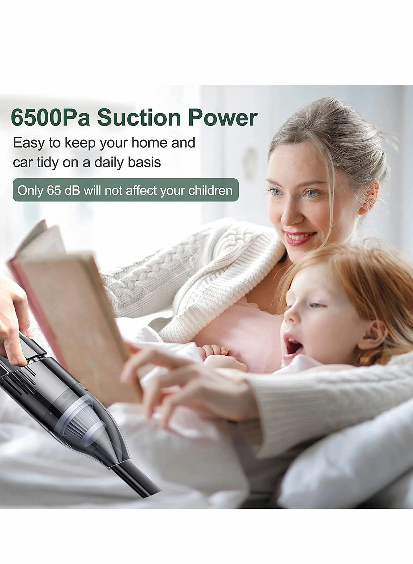 Handheld Car Vacuum Cleaner - 4000mAh