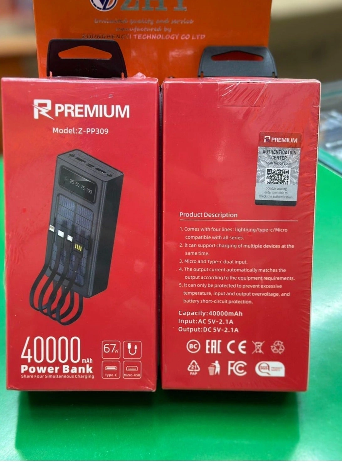 Power bank - 40000mh