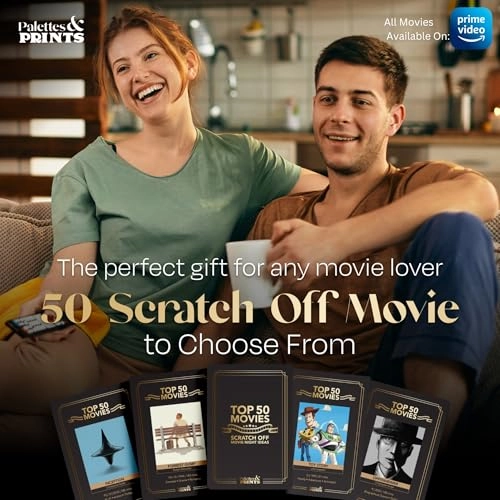 Movie Night Scratch Off Cards - 16 years and up