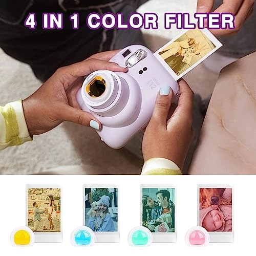 Camera Case + Mini Picture Album + Colorful Mini Frames + Color Filter + DIY Stickers + Funny Border Sticker + Refrigerator Magnet Frames