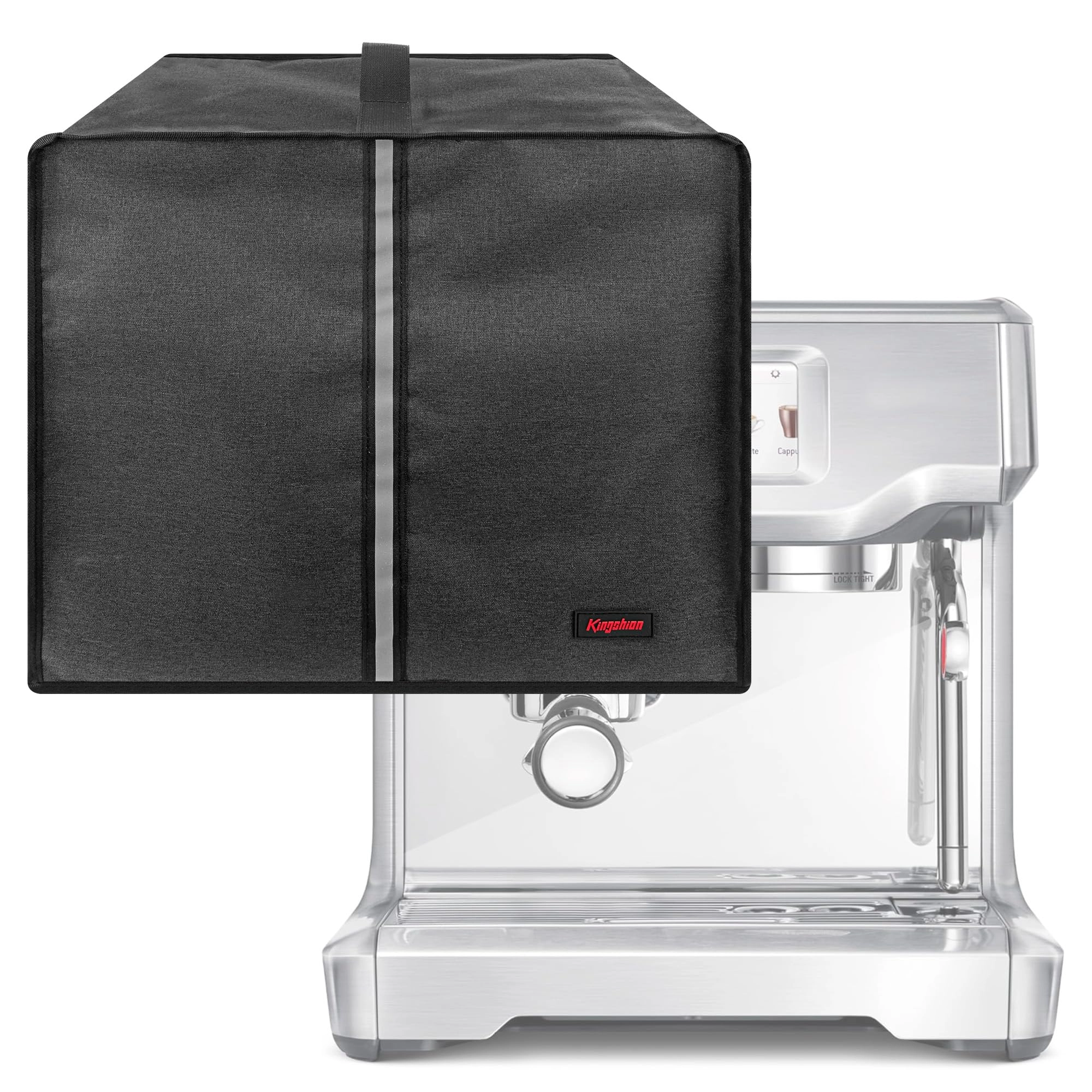 Kingshion Espresso Machine Cover - Dark Grey Polyester