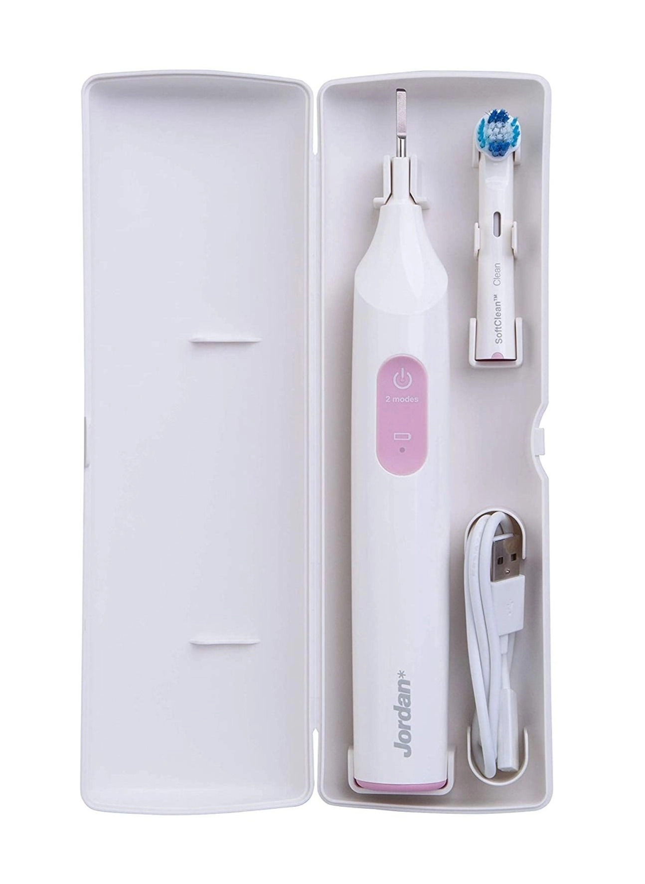 Clean Smile - Electric 2-speed USB-charging Pink