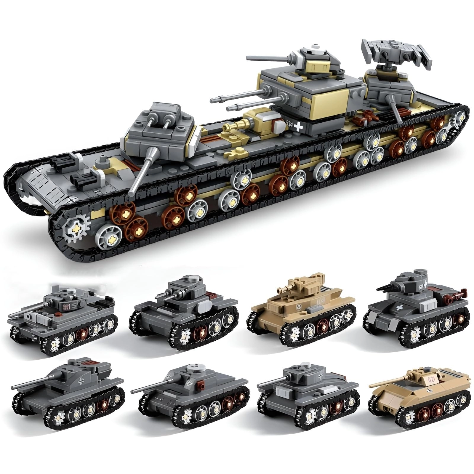 JVAVNE KV-VI (82054) - 8 in 1 WW2