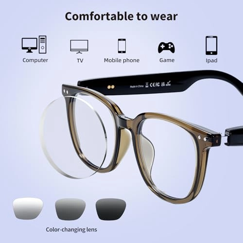 Smart Bluetooth Audio Glasses - Dual Speaker Open Ear
