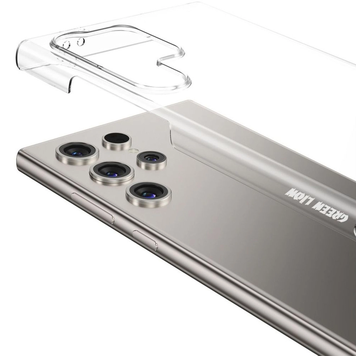 GREEN LION Delgado Clear Case for Samsung Galaxy S24 Ultra