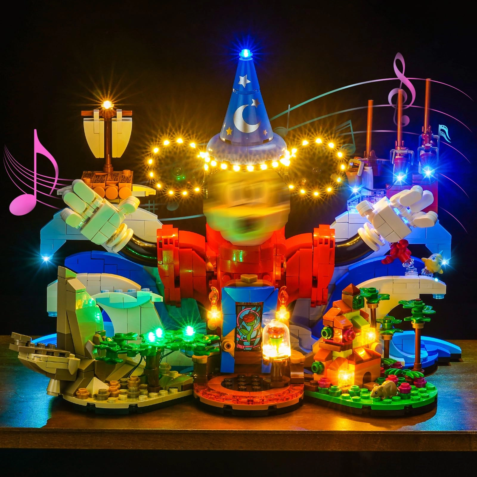 BrickBling Light Kit for LEGO Magic of D'isney 21352 - Copper