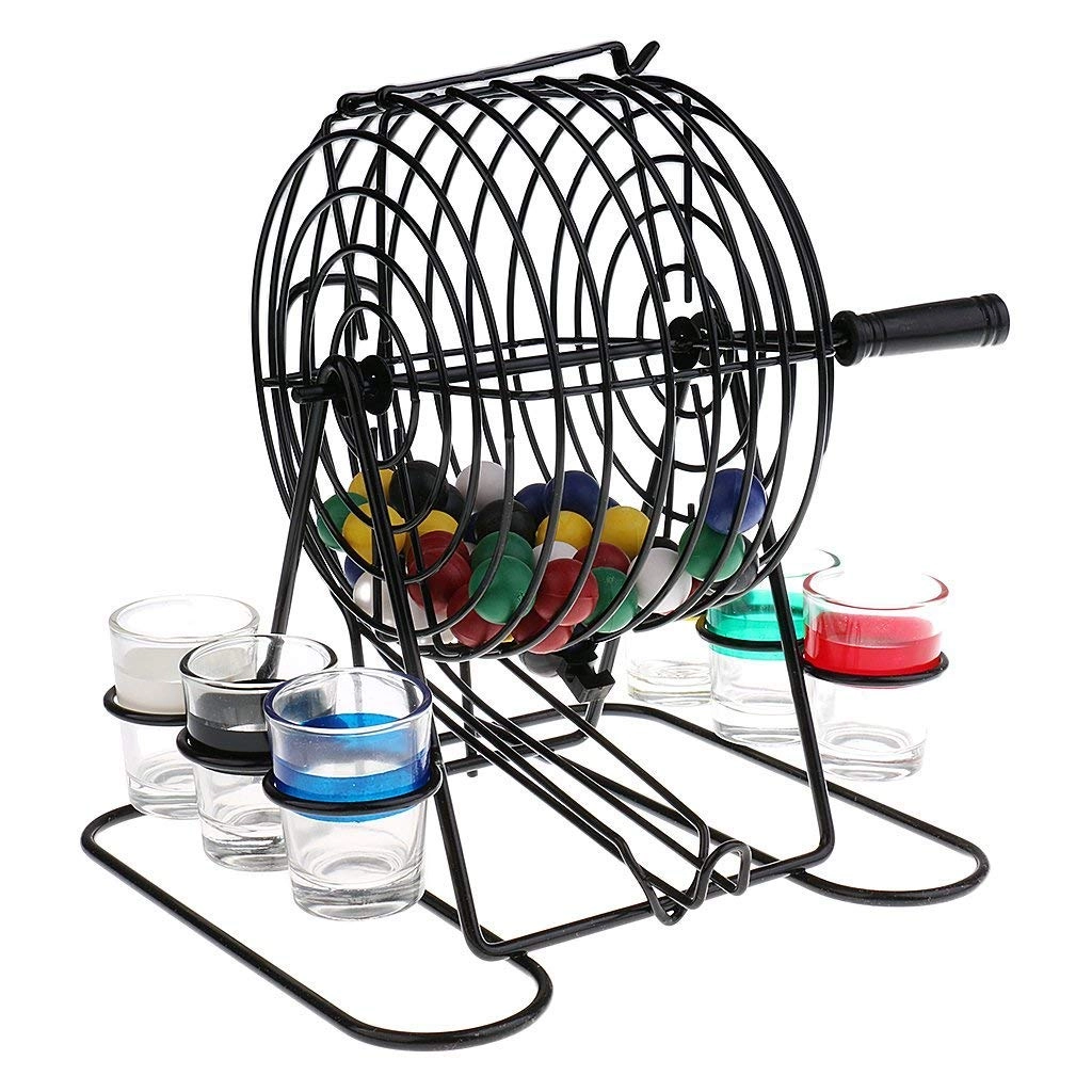 MZA STORES Entertaining Party Drinking Bingo Game Take A Shot - Six