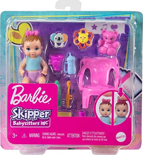 Barbie Skipper Babysitters Inc Baby Doll - Small Appearing & Disappearing Tooth Ages 3+