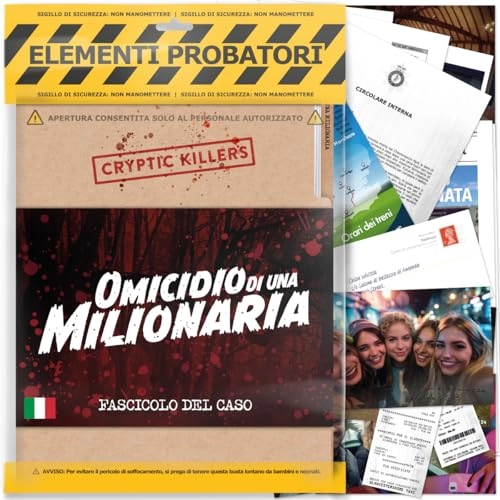 Detective Gioco Investigative: Omicidio di UNA milionaria (Italian)