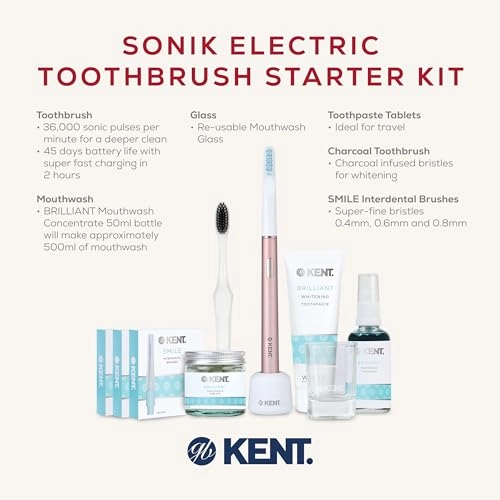 Sonik Electric Toothbrush - Pearl Pink Starter Kit