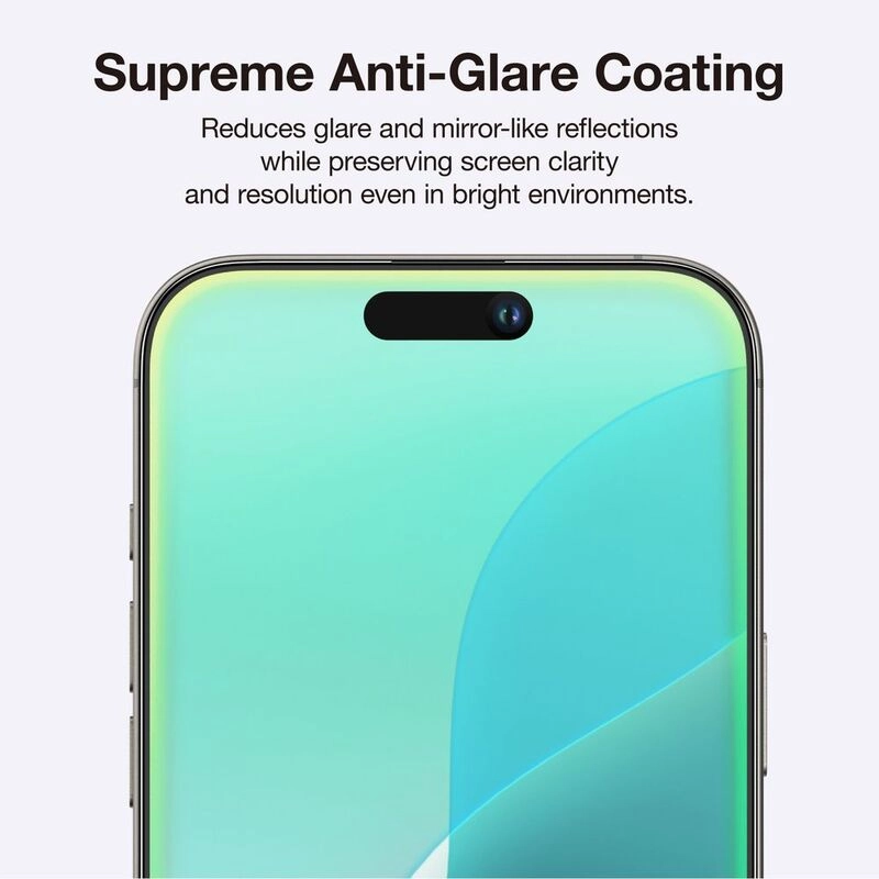 Matte Tempered Glass Screen Protector for iPhone 16
