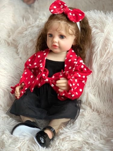 Betty Reborn baby Doll - 22inch 55Cm Silicone Rooted Hair
