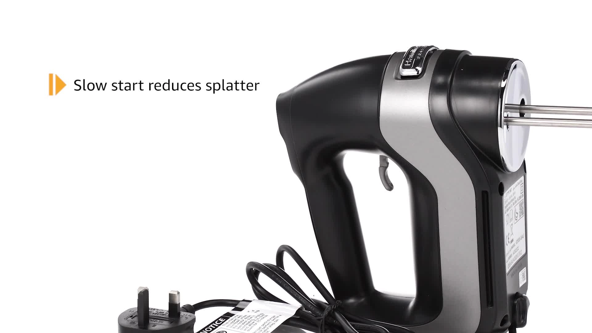 Professional 7-Speed Electric Hand Mixer - 907 g 200 watts