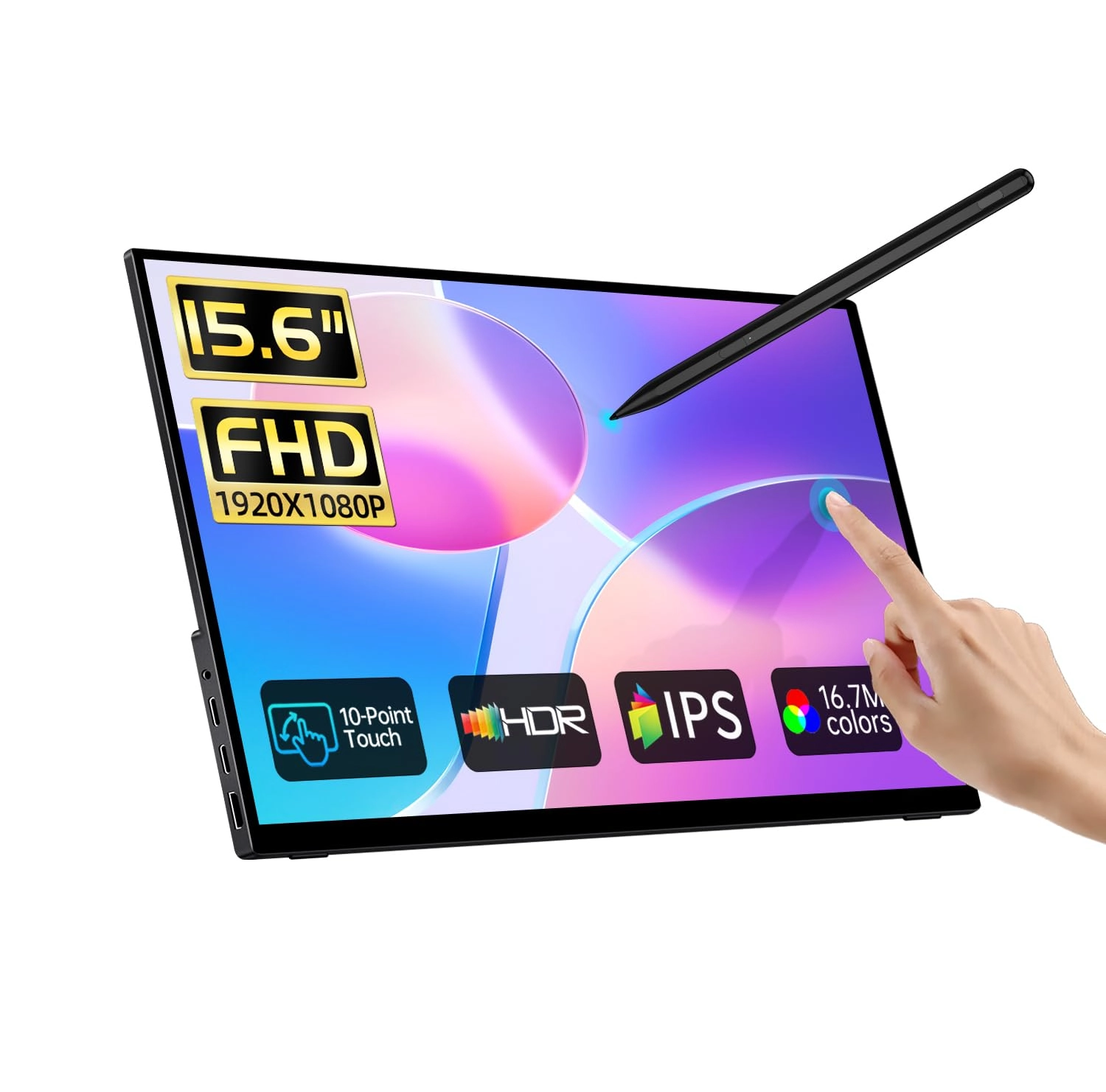 DAMRAPT Portable Monitor Touchscreen - CF15P 15.6" 1920x1080