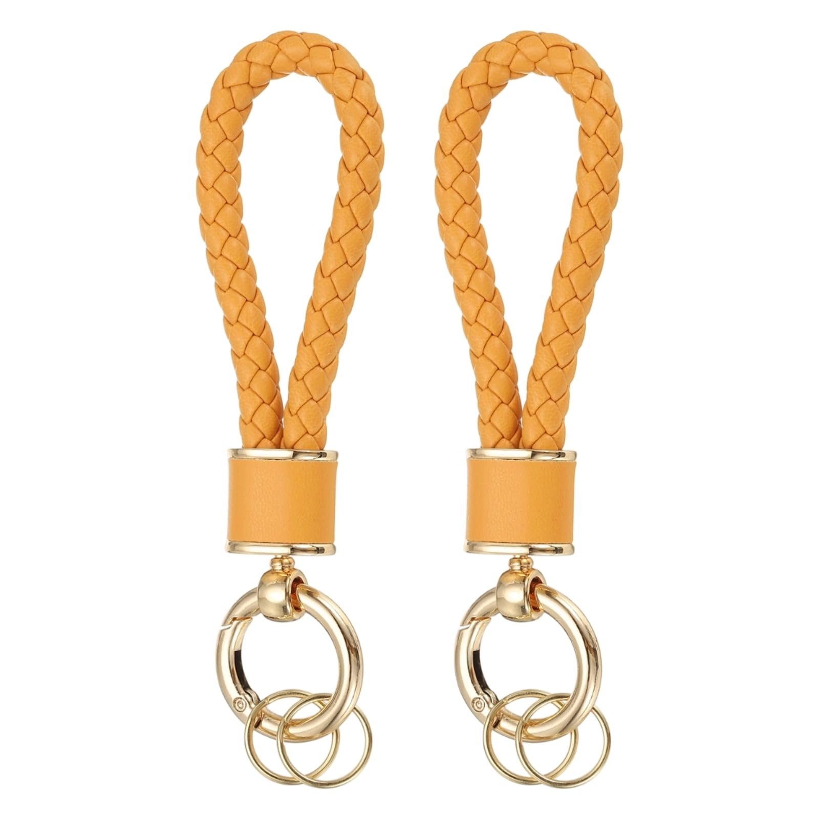 Braided Leather Keychain - Animal