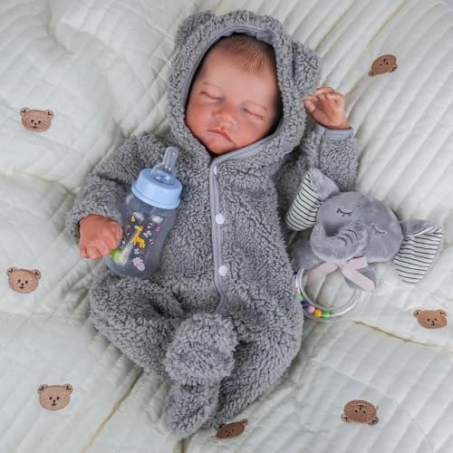 Reborn Baby Doll - 18 Inch Vinyl Boy Ages 3+