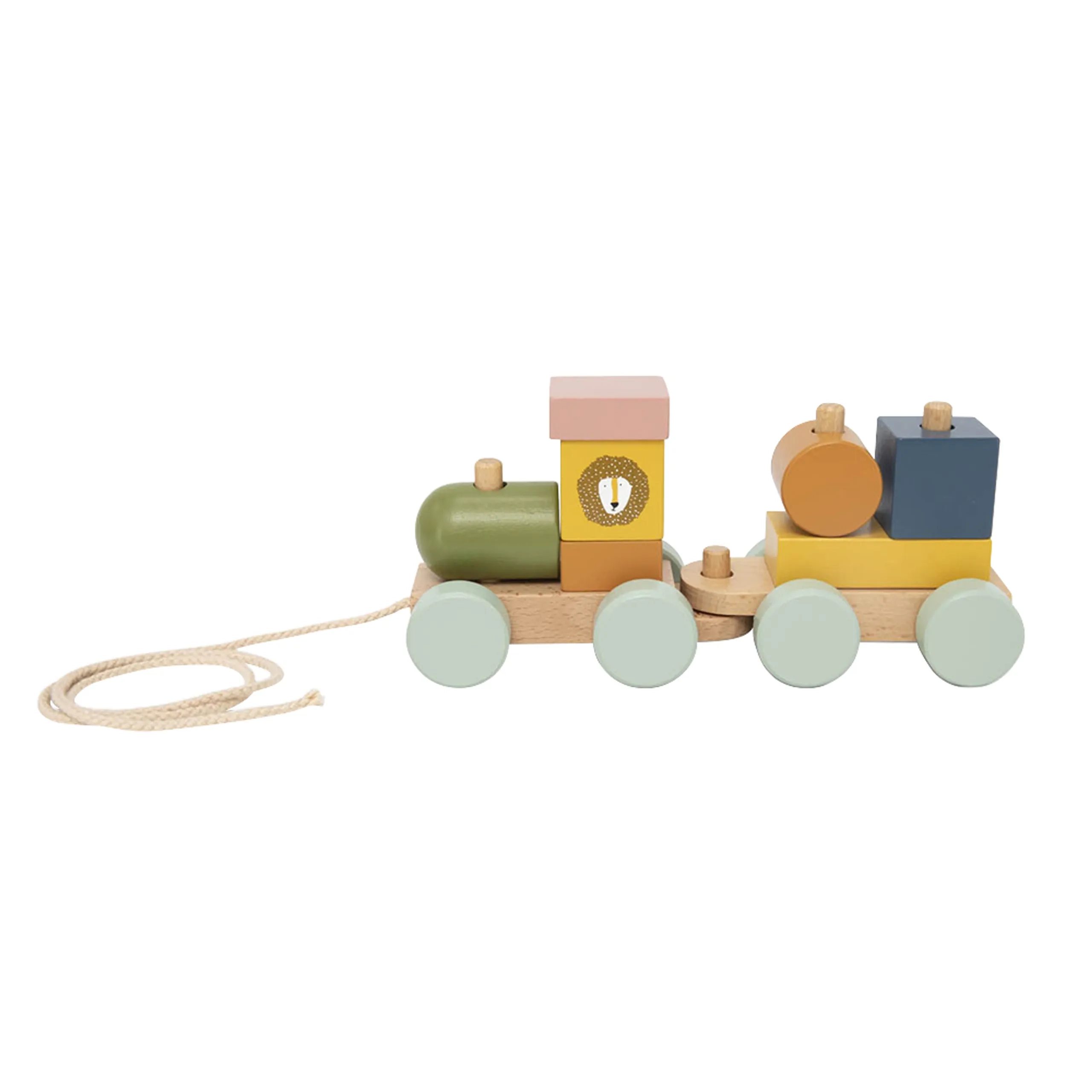Wooden Animal Train