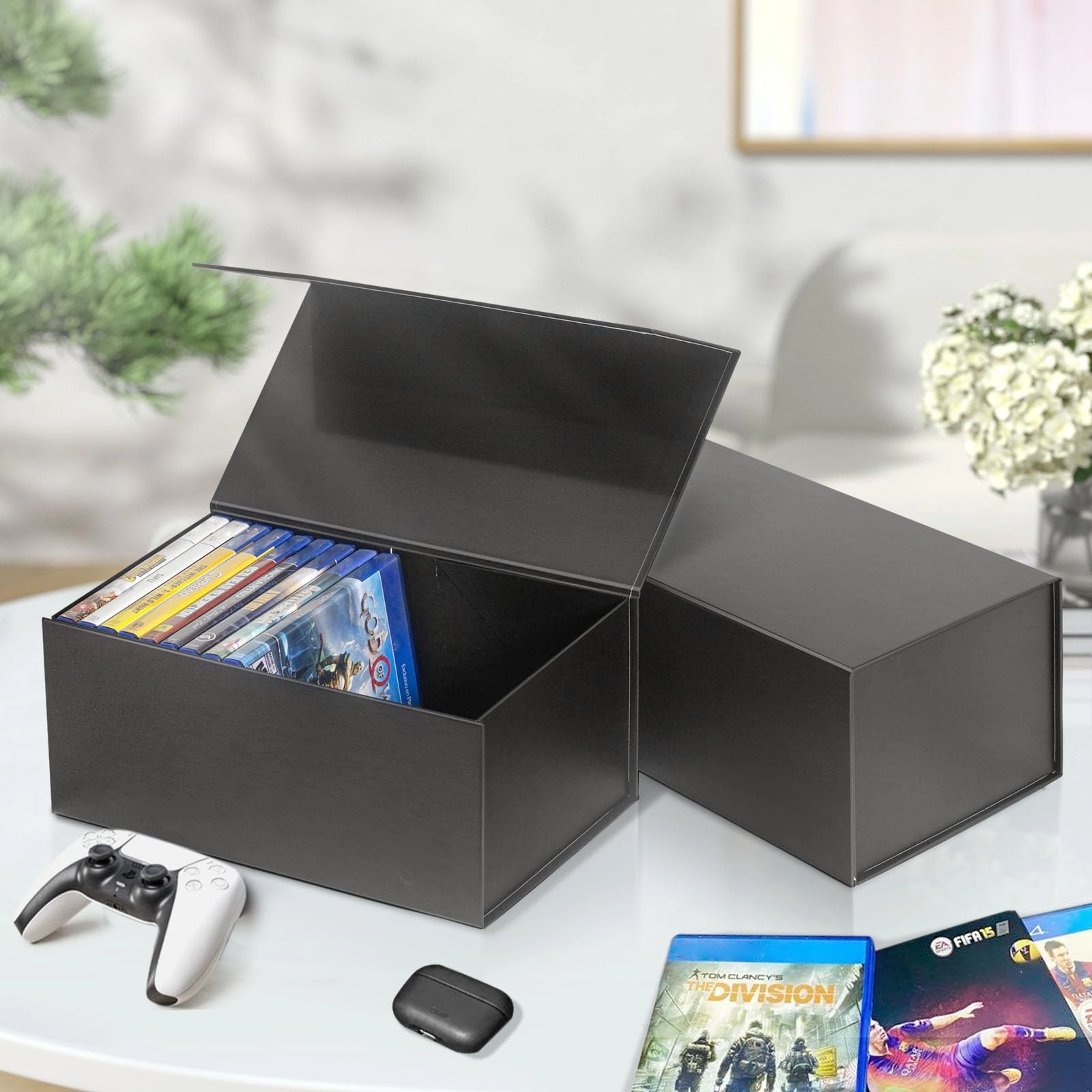 Video Game Storage Box - 20PCS Magnetic Closure