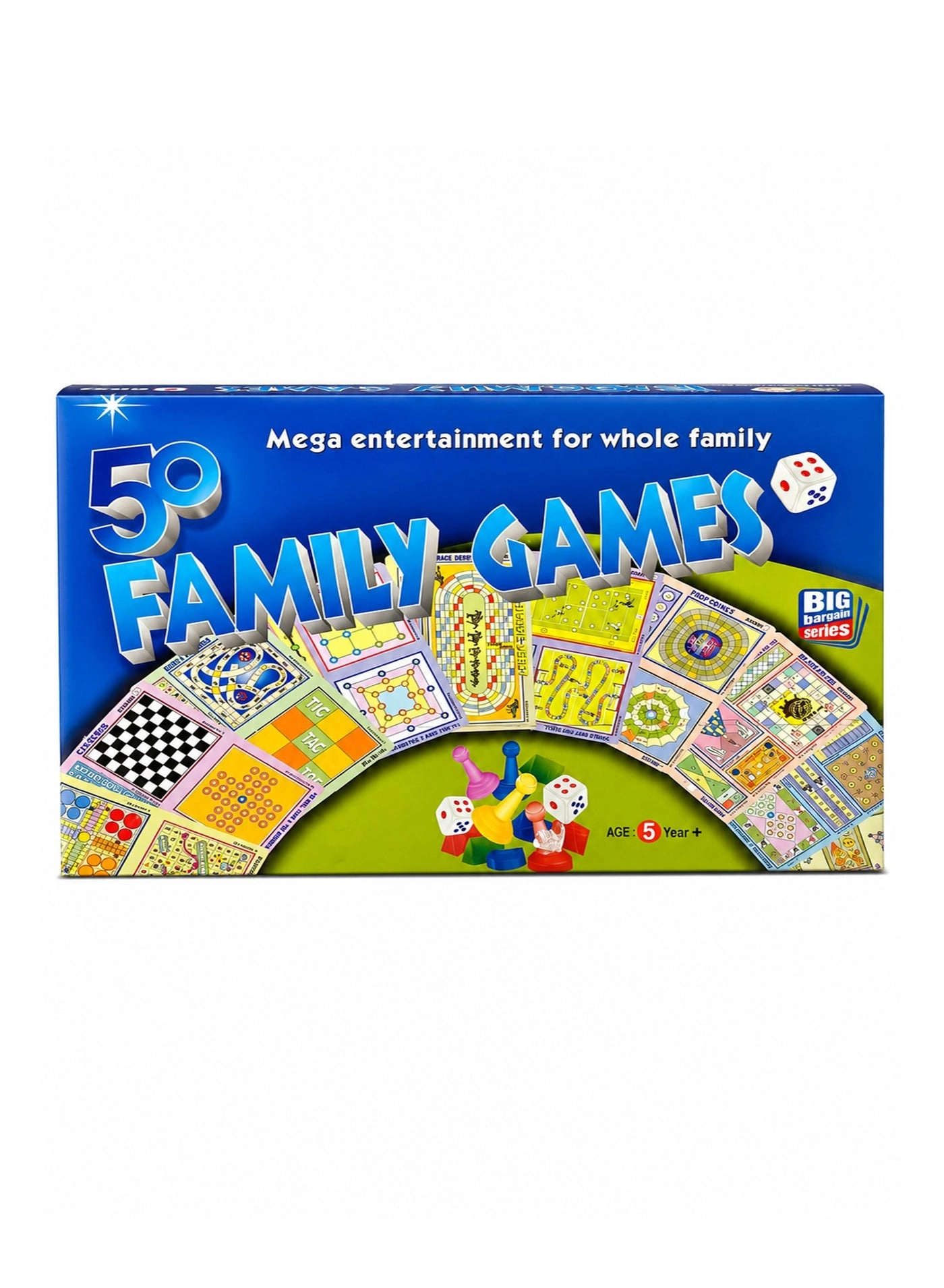 Generic 50 Family Games - Board Game Set