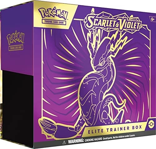 Scarlet and Violet Elite Trainer Box - 1 Full Art Promo Card 9 Boosters