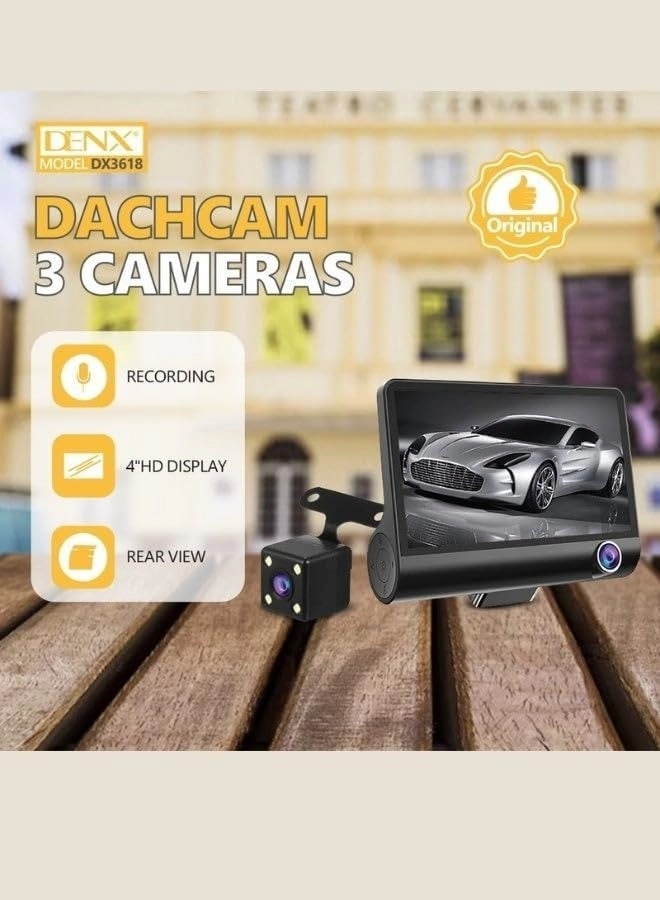 DX3618 - 3 Cameras 4" HD 128GB