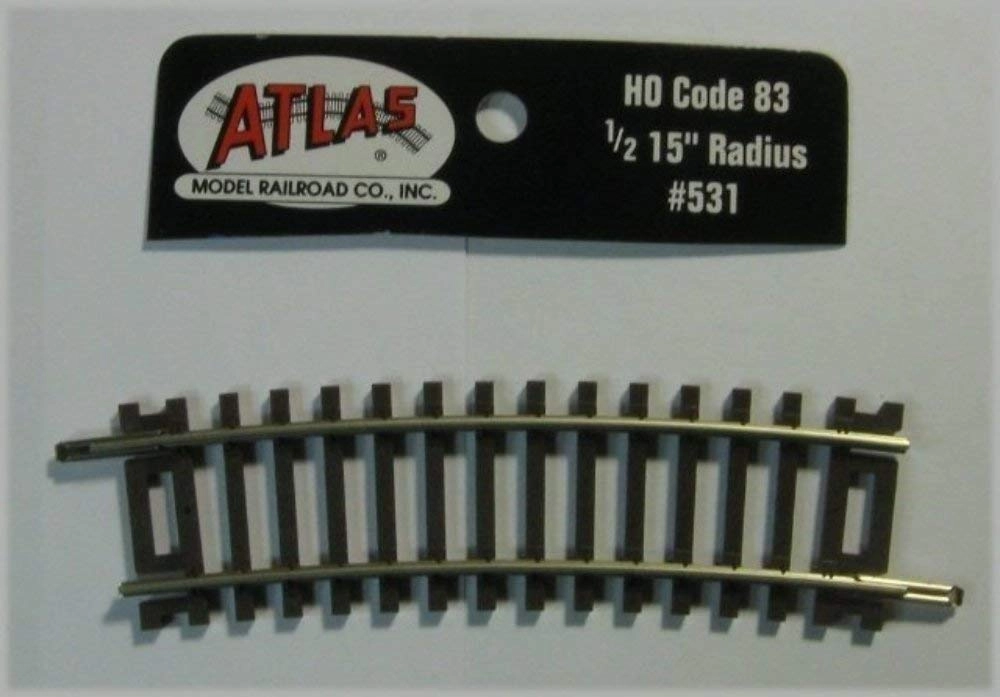 Atlas Code 83 Snap Track - pkg(4) HO Scale layout
