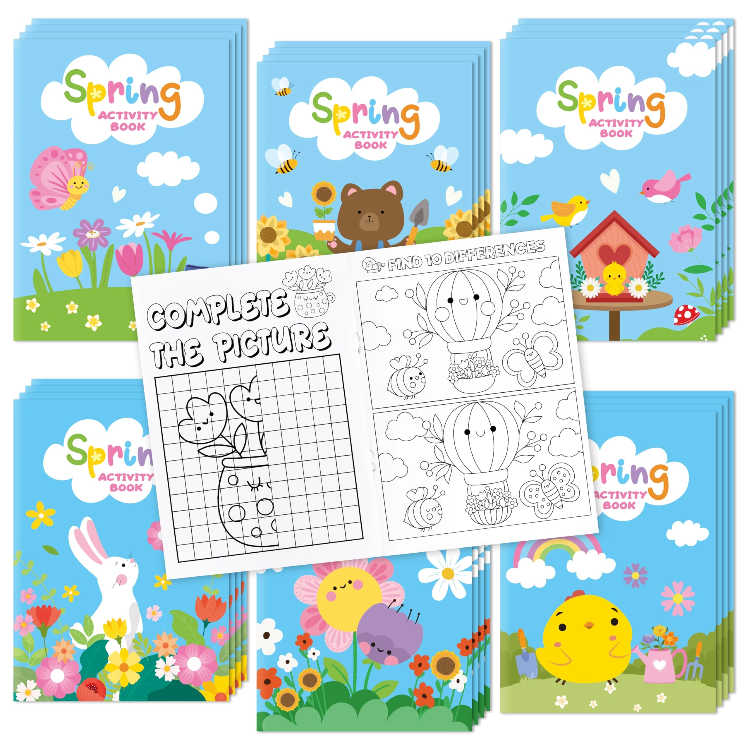 dvbonike Spring Activity Book - 24 piece(s)