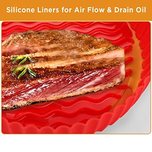 Silicone Air Fryer Liner - Silicone 2-Pack